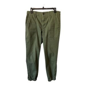 👖 EUC++ CABI Women’s Green Compass Jogger Utility Pants | Size 4 (Runs Big)